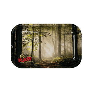 Rare Item: RAW Metal Rolling Tray Forest